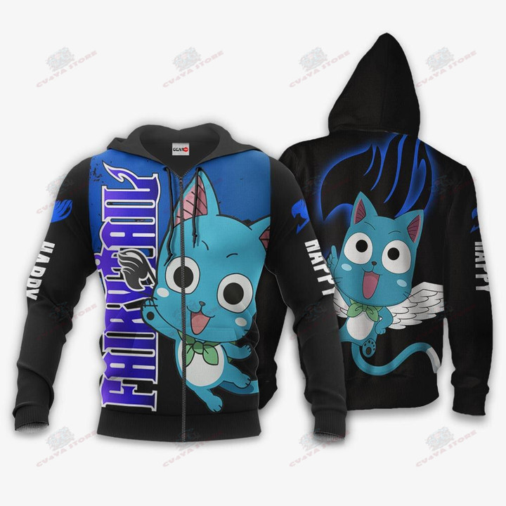 Fairy Tail Happy Hoodie Fairy Tail Anime Merch Stores