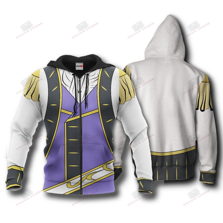 Code Geass Schneizel el Britannia Hoodie Shirt Anime Zip Jacket