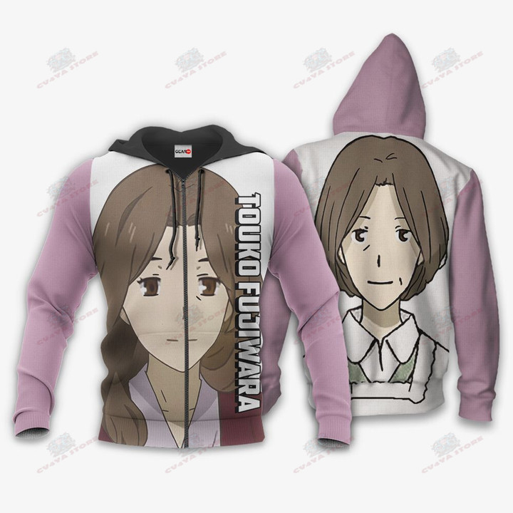 Natsume Yuujinchou Touko Fujiwara Hoodie Shirt Anime Zip Jacket