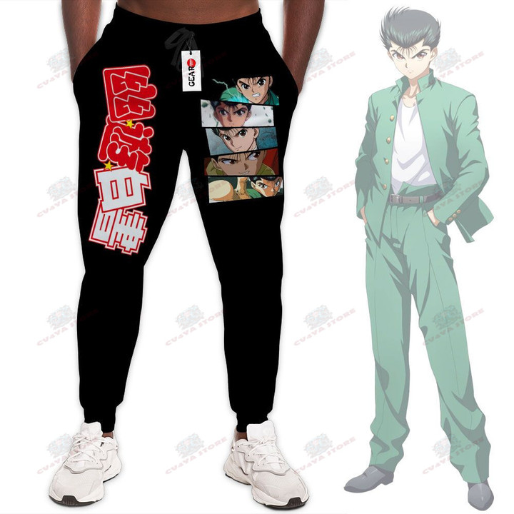 Yusuke Urameshi Sweatpants Custom Anime Yu Yu Hakusho Jogger Pants Merch