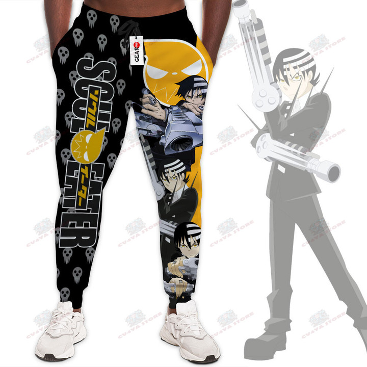Death the Kid Sweatpants Custom Soul Eater Anime Jogger Pants Merch