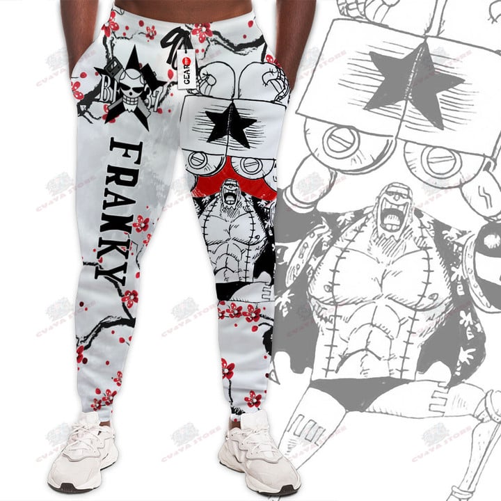 Franky Jogger Pants Custom Anime One Piece Sweatpants Japan Style