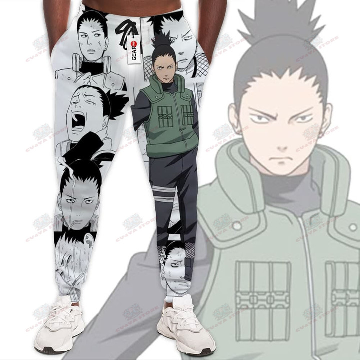 Shikamaru Nara Custom NRT Anime Jogger Pants Merch Manga Style