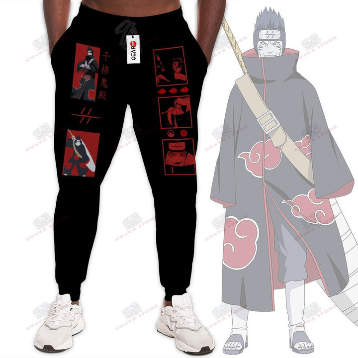 Akatsuki Kisame Jogger Pants Custom Anime Sweatpants