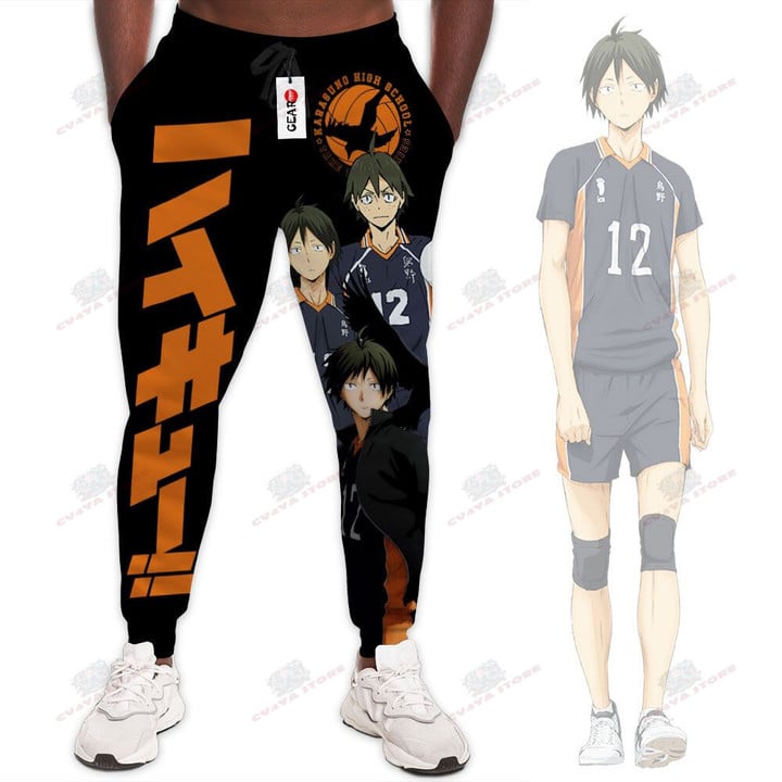 Tadashi Yamaguchi Sweatpants Custom Anime Haikyuu Jogger Pants Merch