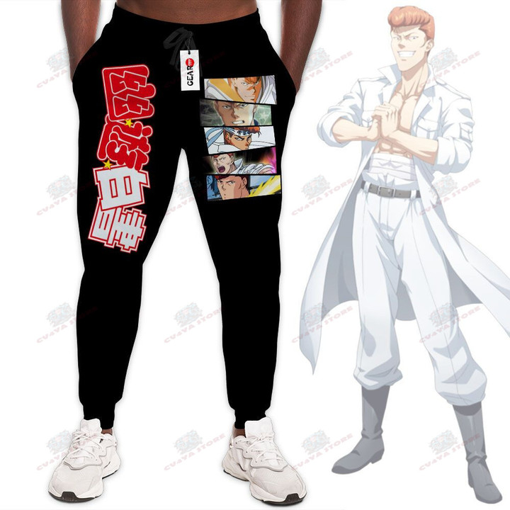 Kuwabara Kazuma Sweatpants Custom Anime Yu Yu Hakusho Jogger Pants Merch