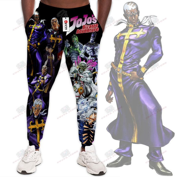 Enrico Pucci Sweatpants Custom Anime JJBAs Jogger Pants Merch