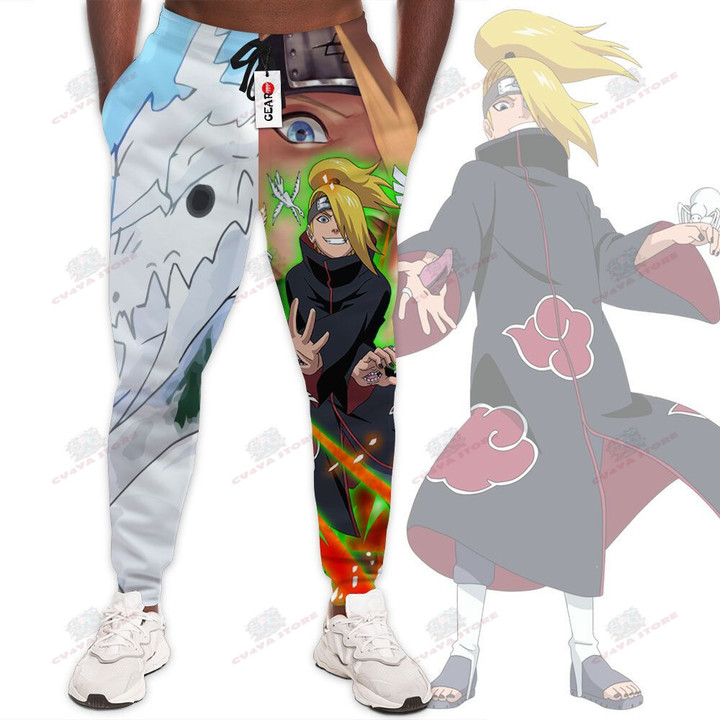 Deidara Sweatpants Custom Anime NRT Jogger Pants Merch