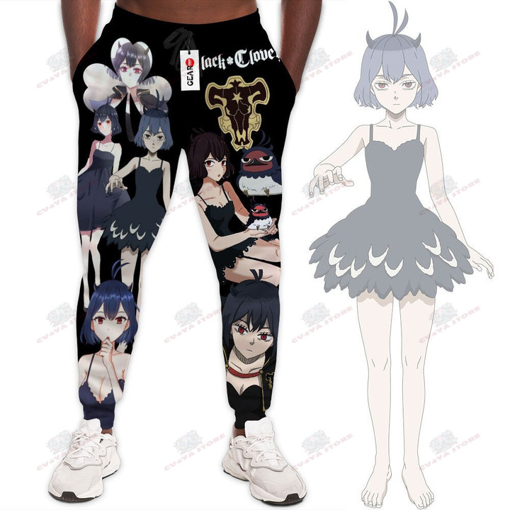 Swallowtail Secre Sweatpants Custom Anime Black Clover Jogger Pants Merch