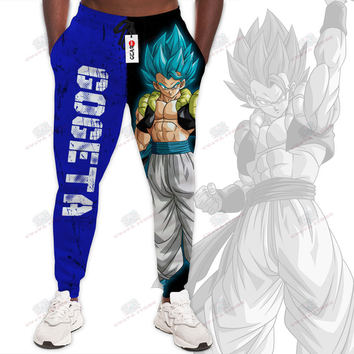 Gogeta Jogger Pants Dragon Ball Custom Anime Sweatpants