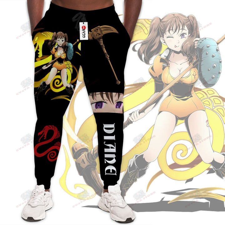 Diane Sweatpants Custom Anime Seven Deadly Sins Jogger Pants Merch