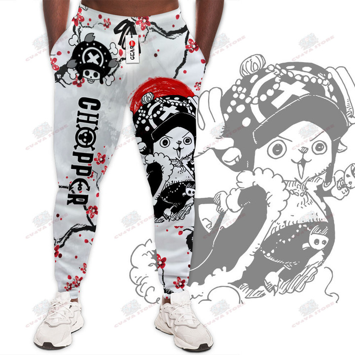 Tony Tony Chopper Jogger Pants Custom Anime One Piece Sweatpants Japan Style