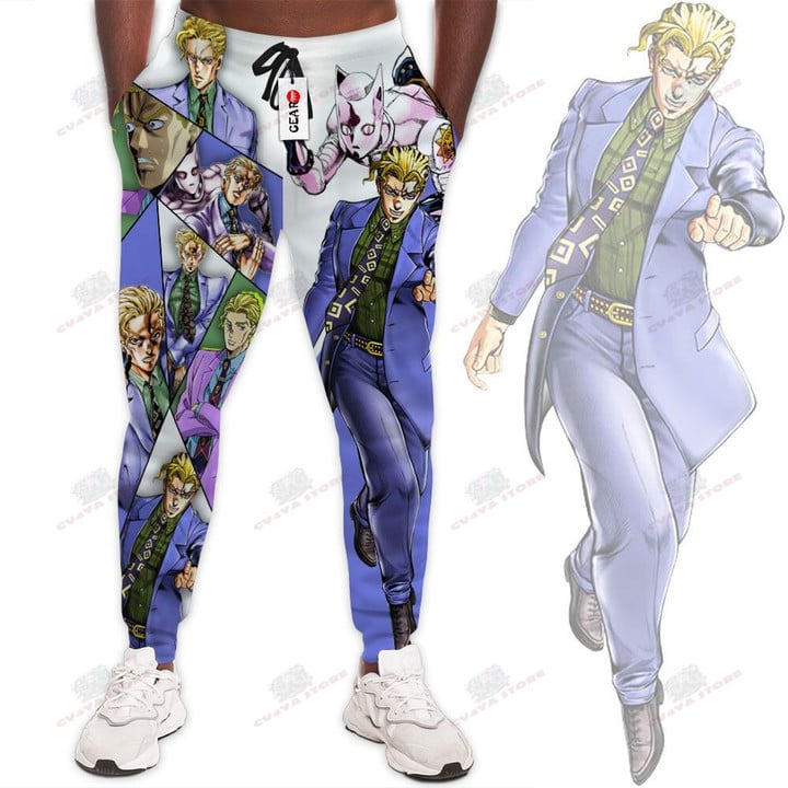 Yoshikage Kira Sweatpants Custom Anime JJBAs Jogger Pants Merch
