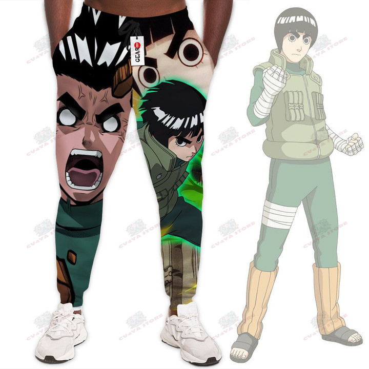 Rock Lee Sweatpants Custom Anime NRT Jogger Pants Merch