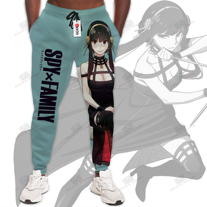 Yor Forger Jogger Pants Custom Anime Spy x Family Sweatpants For Fans