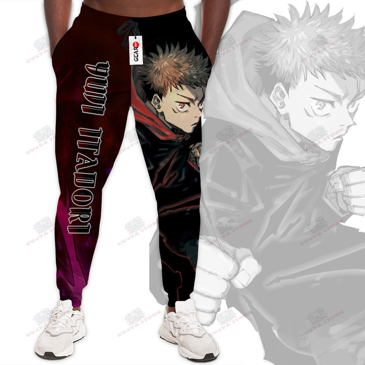Yuji Itadori Jogger Pants Custom Anime Jujutsu Kaisen Sweatpants