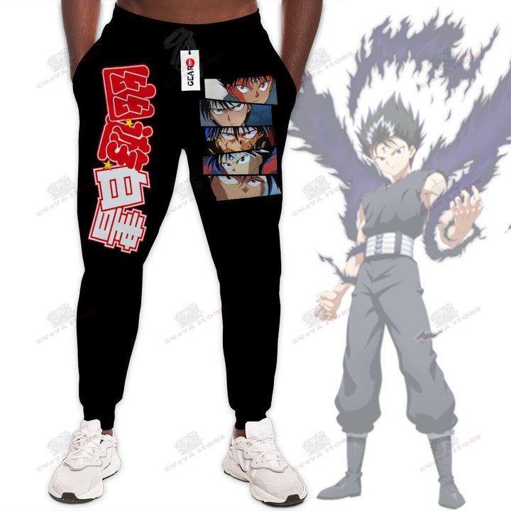 Hiei Sweatpants Custom Yu Yu Hakusho Anime Jogger Pants Merch