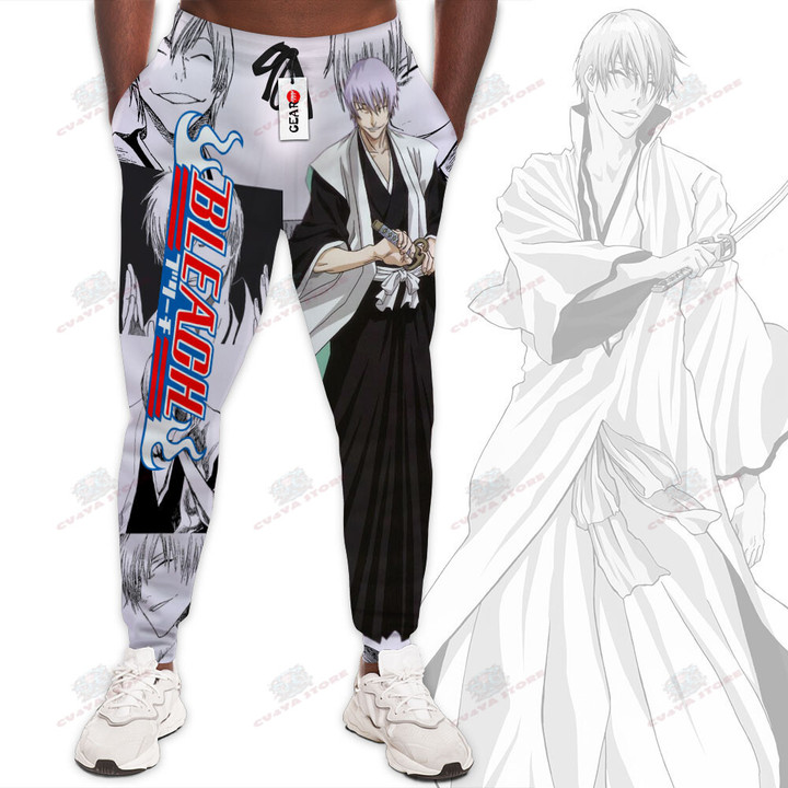 Gin Ichimaru Jogger Pants BL Custom Anime Sweatpants Mix Manga