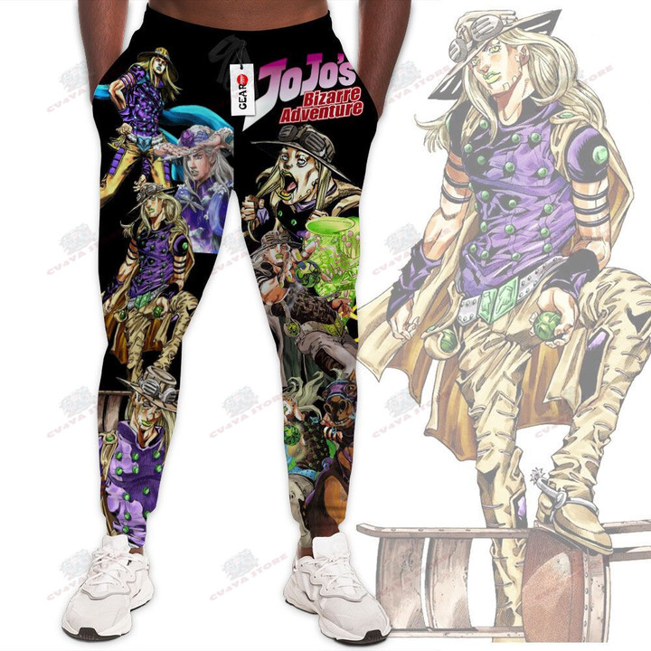 Gyro Zeppeli Sweatpants Custom Anime JJBAs Jogger Pants Merch