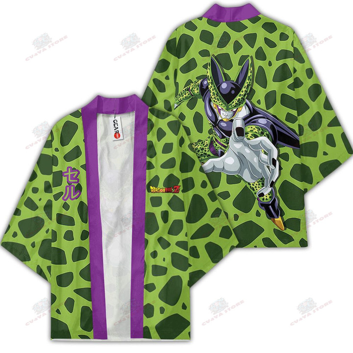 Perfect Cell Kimono Shirts Custom Anime Dragon Ball Z Merch Clothes