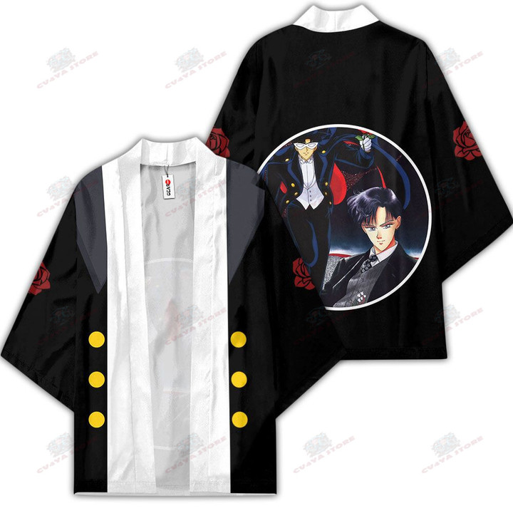 Tuxedo Kimono Shirts Custom Anime Sailor Moon Merch Clothes