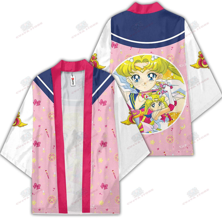 Sailor Moon Kimono Shirts Custom Anime Sailor Moon Merch Clothes