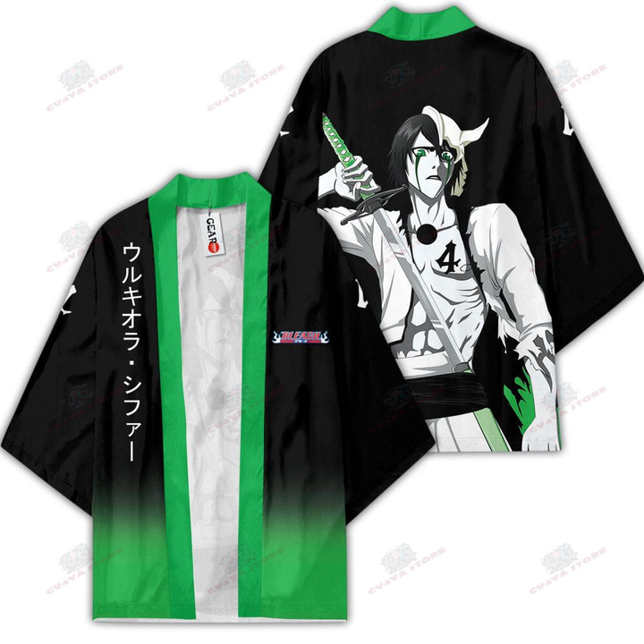 Ulquiorra Schiffer Kimono Shirts Custom Anime BL Merch Clothes
