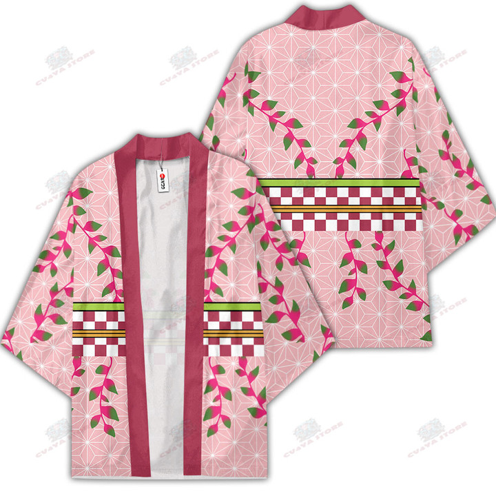 Nezuko Demon Form Kimono Shirts Custom Kimetsu Anime Merch Clothes