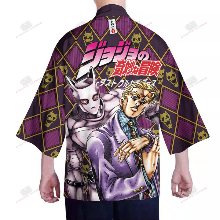 Yoshikage Kira Kimono Shirts Custom Anime JJBAs Merch Clothes