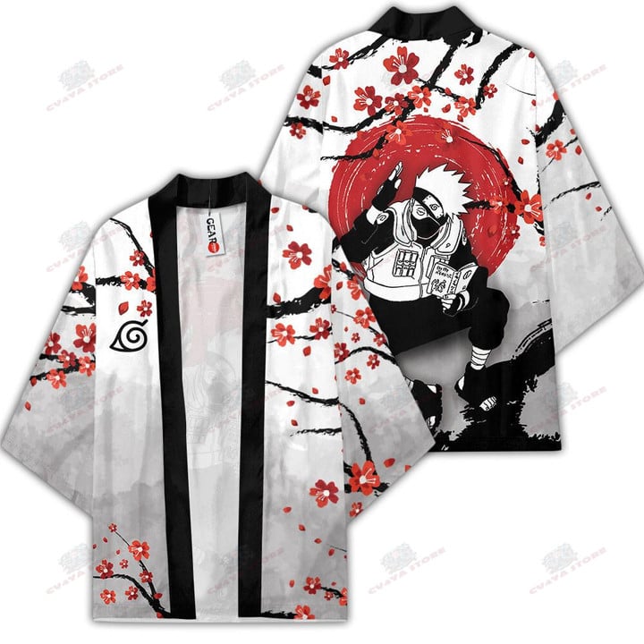 Kakashi Kimono Shirts Custom Japan Style Anime NRT Merch Clothes