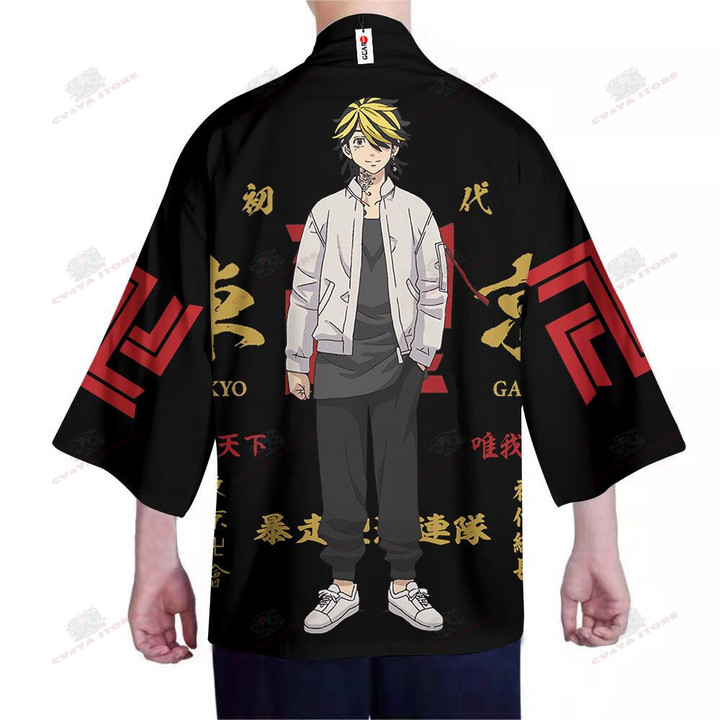 Kazutora Hanemiya Kimono Shirts Custom Anime Tokyo Revengers Merch Clothes