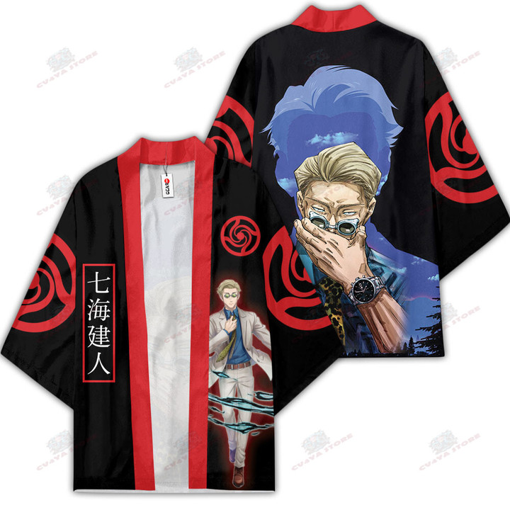 Jujutsu Kaisen Kento Nanami Kimono Shirts Custom Anime Merch Clothes