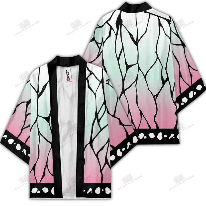 Shinobu Kimono Shirts Uniform Anime Kimetsu Merch Clothes