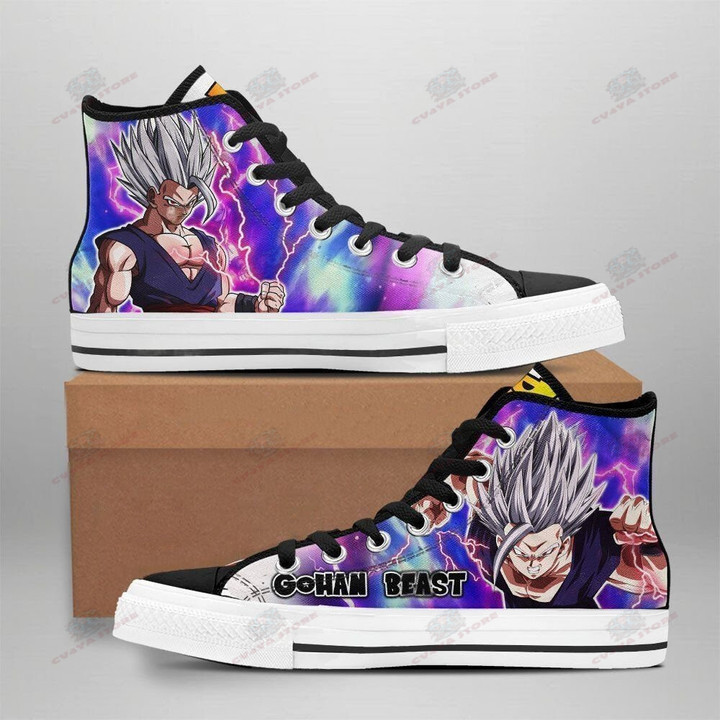 Gohan Beast High Top Shoes Dragon Ball Super Custom Anime Sneakers