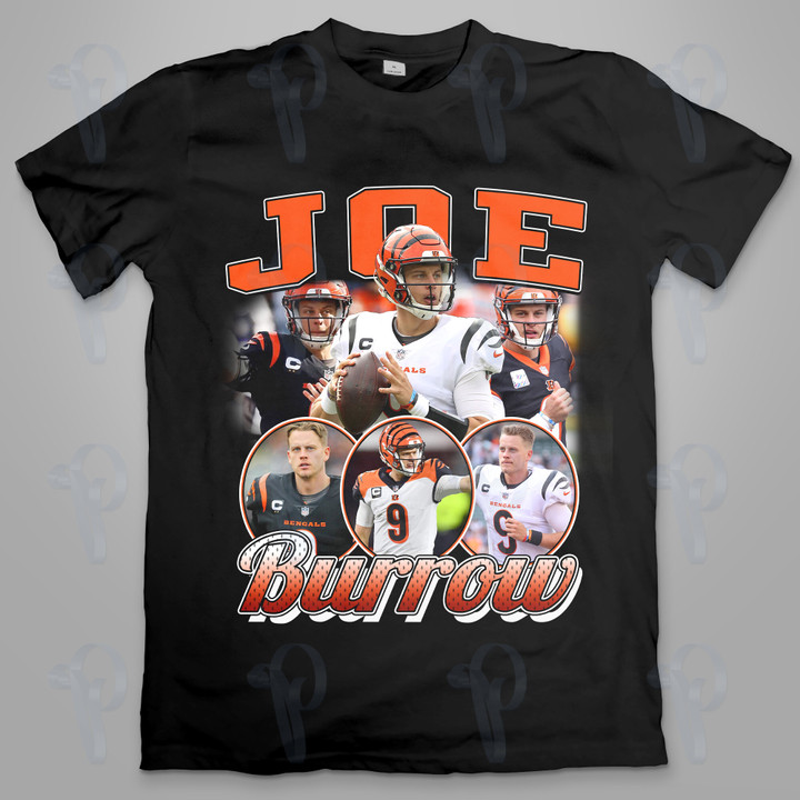 NFL VIT Cincinnati Bengals Joe Burrow Autographed Graphic Unisex T Shirt, Sweatshirt, Hoodie Size S - 5XL