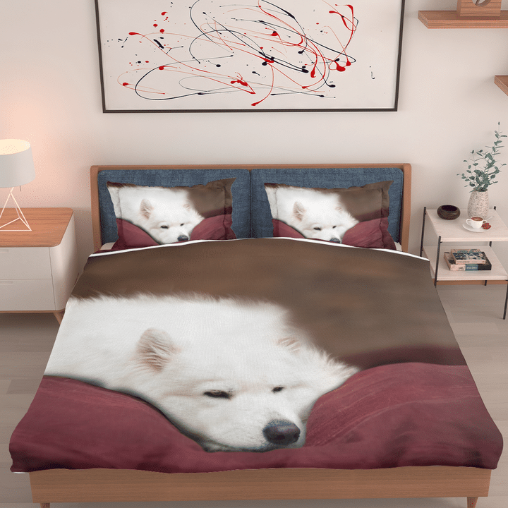 Samoyed Dog Bedding Set - BS002