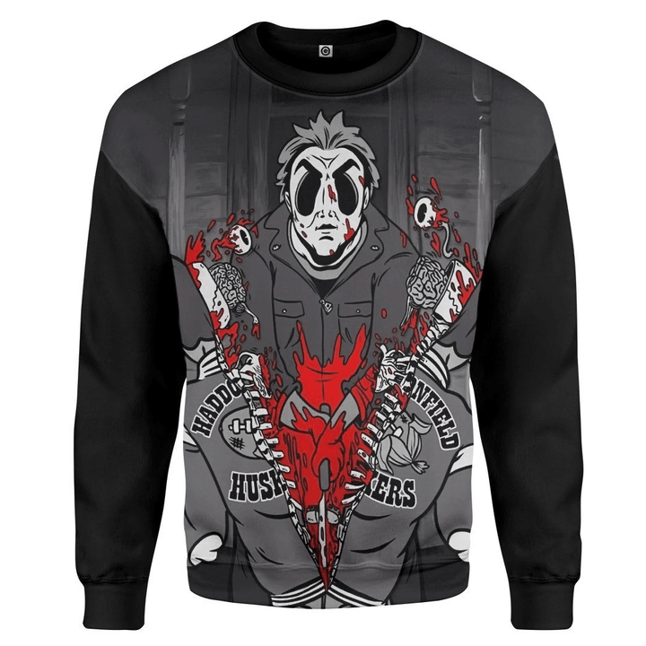 MysticLife 3D Michael Myers Halloween Custom Sweatshirt Apparel