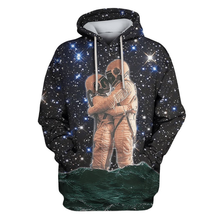 MysticLife ASTRONAUTS IN SPACE Custom T-shirt - Hoodies Apparel