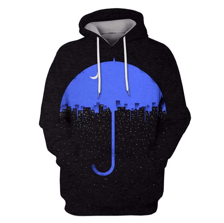 MysticLife The umbrella with moon Custom T-shirt - Hoodies Apparel