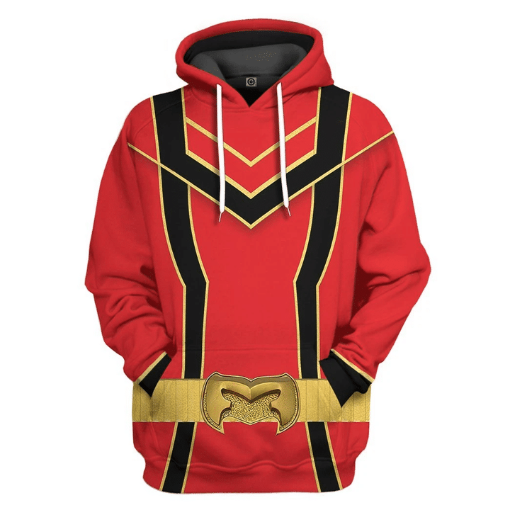 MysticLife 3D Red Power Rangers Mystic Force Tshirt Hoodie Apparel