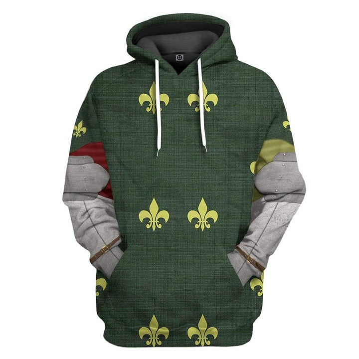 MysticLife Historical Medieval Armor Detroit Fight Club Costume Hoodie Apprel