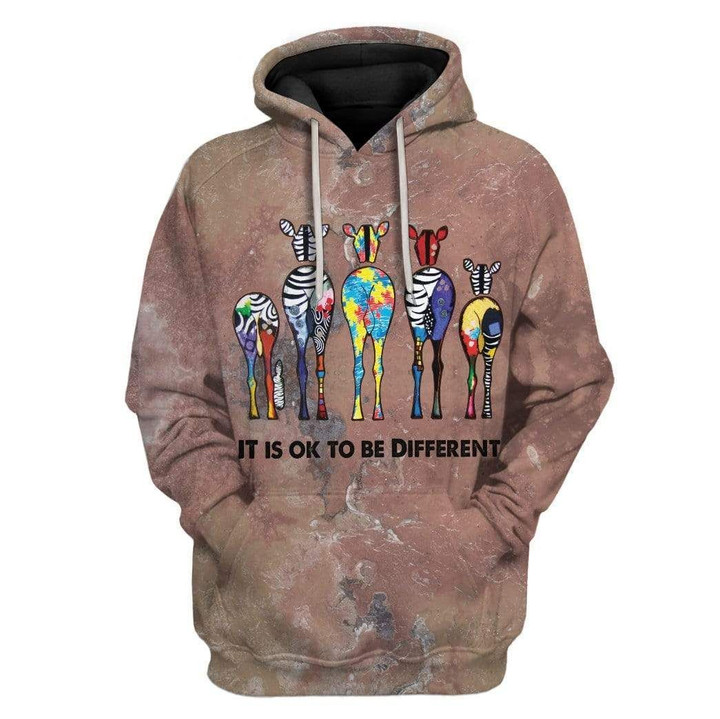 MysticLife It Is Ok To Be Different Custom T-Shirts Hoodies Apparel