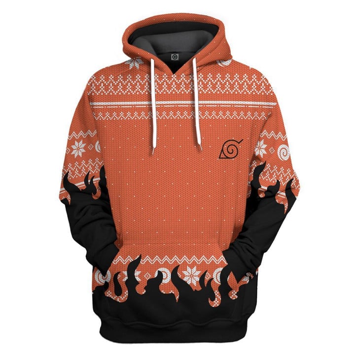 MysticLife 3D Naruto Ugly Christmas Sweater Custom Tshirt Hoodie Apparel