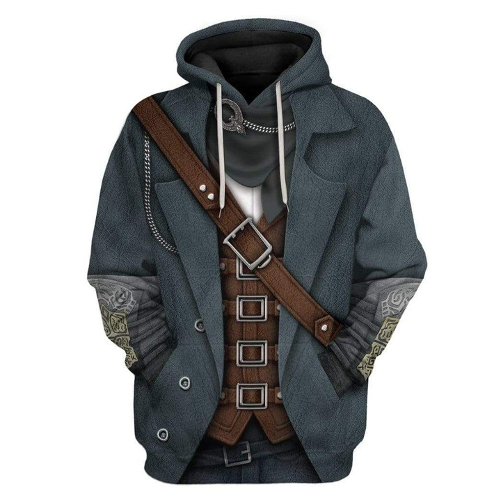 MysticLife Cosplay Bloodborne Hunter Custom T-Shirts Hoodies Apparel