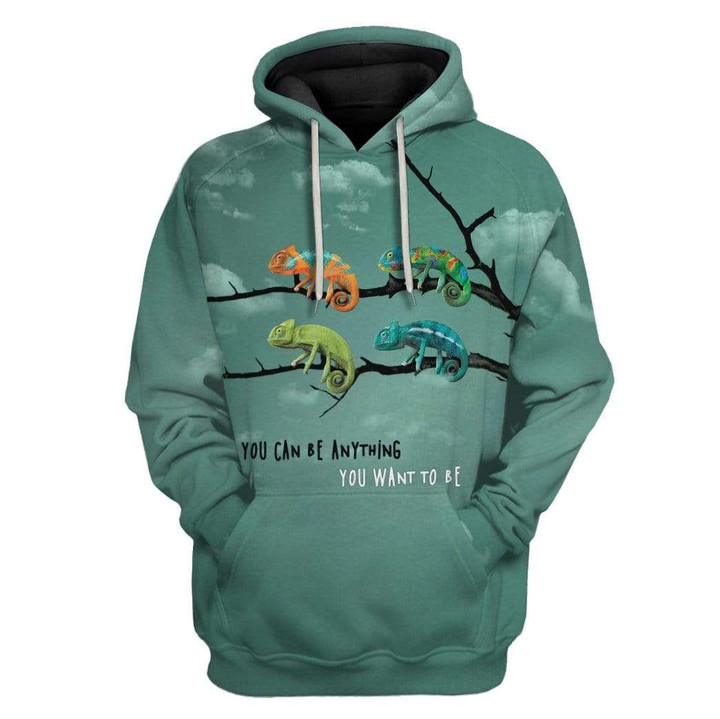 MysticLife Chameleon Be Anything You Want Custom T-Shirts Hoodies Apparel