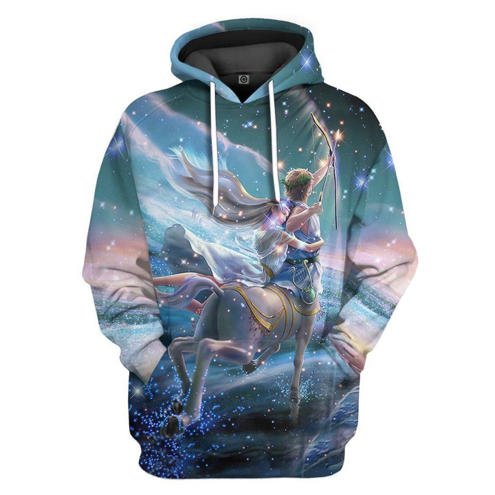 MysticLife 3D A Sagittaurus Will Give You The World If You Want It Custom Tshirt Hoodie Apparel