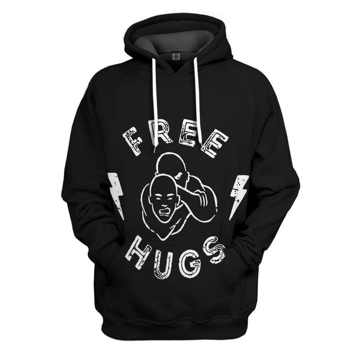 MysticLife 3D Jiu Jitsu Free Hugs Custom Hoodie Apparel