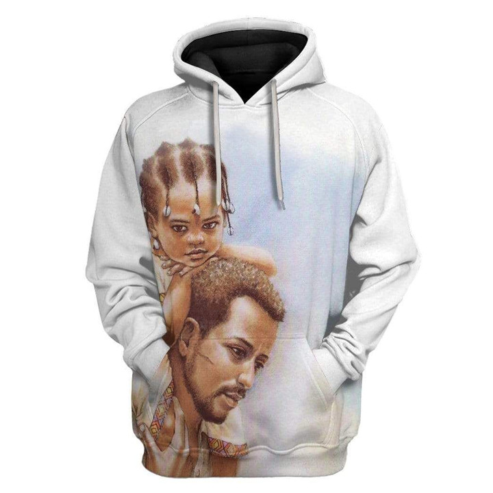 MysticLife 3D Father And Daughter Custom Hoodie Apparel