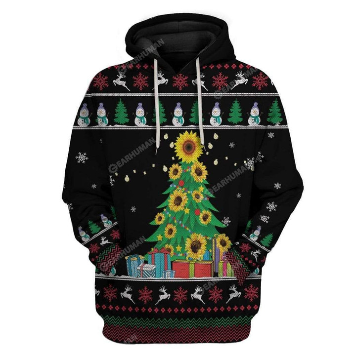 MysticLife Ugly Christmas Tree Custom Hoodies-T-Shirts Apparel