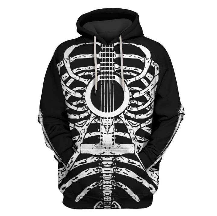 MysticLife Guitar bone Custom T-shirt - Hoodies Apparel